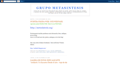 Desktop Screenshot of metasintesis.blogspot.com