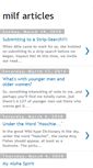 Mobile Screenshot of milfarticles.blogspot.com