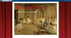 Desktop Screenshot of berylsballetblog.blogspot.com