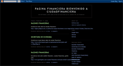 Desktop Screenshot of ciudadfinanciera.blogspot.com