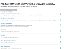 Tablet Screenshot of ciudadfinanciera.blogspot.com