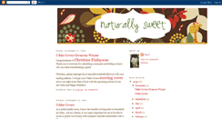 Desktop Screenshot of naturallysweetbaby.blogspot.com