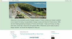 Desktop Screenshot of canalbargecruises.blogspot.com