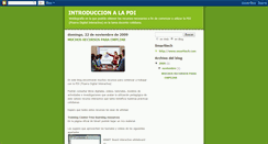 Desktop Screenshot of introduccionalapdi.blogspot.com