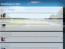 Tablet Screenshot of adventuresutah.blogspot.com