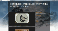 Desktop Screenshot of cangrejosbajacalifornia.blogspot.com