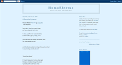 Desktop Screenshot of homoelectus.blogspot.com