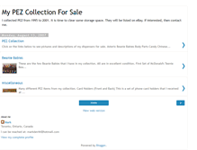 Tablet Screenshot of mypezcollectionforsale.blogspot.com