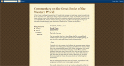 Desktop Screenshot of greatbookscommentary.blogspot.com