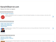Tablet Screenshot of karachiobserver.blogspot.com