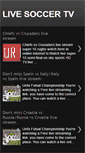 Mobile Screenshot of livesoccertvtv.blogspot.com