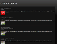 Tablet Screenshot of livesoccertvtv.blogspot.com