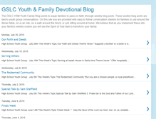 Tablet Screenshot of gslcyouthandfamily.blogspot.com