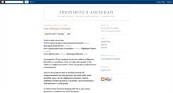 Desktop Screenshot of individuoysociedad.blogspot.com