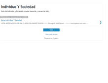Tablet Screenshot of individuoysociedad.blogspot.com