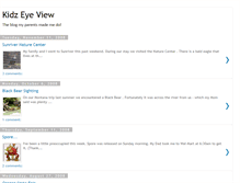 Tablet Screenshot of kidzeyeview.blogspot.com