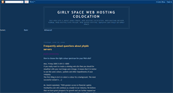 Desktop Screenshot of girly-space-14.blogspot.com