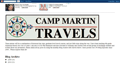 Desktop Screenshot of campmartintravels.blogspot.com