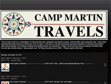 Tablet Screenshot of campmartintravels.blogspot.com