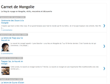 Tablet Screenshot of carnet-de-mongolie.blogspot.com