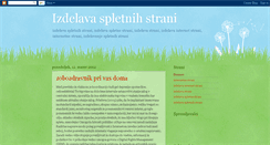 Desktop Screenshot of izdelavaspletnihstrani1.blogspot.com
