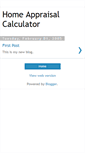 Mobile Screenshot of home-appraisal-calculator.blogspot.com