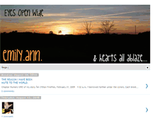 Tablet Screenshot of eyesopenwideheartsablaze.blogspot.com