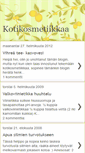 Mobile Screenshot of kotikosmetiikkaa.blogspot.com