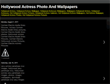 Tablet Screenshot of hollywoodactresswallpapers.blogspot.com