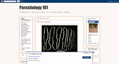 Desktop Screenshot of diagnosticparasitology.blogspot.com