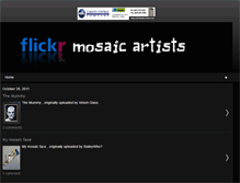 Tablet Screenshot of flickrmosaicartists.blogspot.com