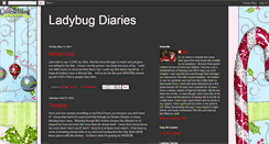 Desktop Screenshot of ladybug-diaries.blogspot.com