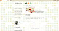 Desktop Screenshot of english-with-fun.blogspot.com