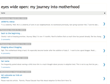 Tablet Screenshot of eyeswideopenmotherhood.blogspot.com