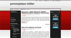 Desktop Screenshot of persenjataanmiliter.blogspot.com