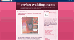 Desktop Screenshot of perfectweddingevents.blogspot.com