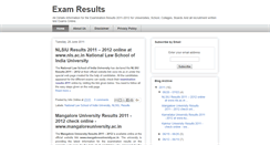 Desktop Screenshot of eexam-results.blogspot.com