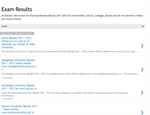 Tablet Screenshot of eexam-results.blogspot.com