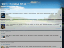 Tablet Screenshot of foreverinteractive.blogspot.com