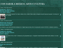 Tablet Screenshot of consaboramexicoarteycultura.blogspot.com