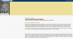 Desktop Screenshot of historicalshivaji.blogspot.com