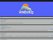 Tablet Screenshot of praiagrandeblog.blogspot.com