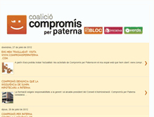 Tablet Screenshot of compromisperpaterna.blogspot.com