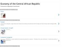 Tablet Screenshot of central-african-republic-economy.blogspot.com