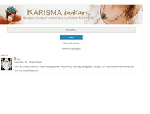 Tablet Screenshot of karismabykara.blogspot.com
