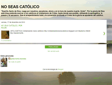 Tablet Screenshot of noseascatolico.blogspot.com