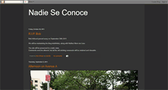 Desktop Screenshot of nadieseconoce.blogspot.com