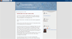 Desktop Screenshot of kuenstlerwelten.blogspot.com