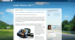 Desktop Screenshot of healthwisdomlife.blogspot.com