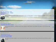 Tablet Screenshot of healthwisdomlife.blogspot.com
